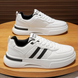 
SENMA/Senma/men's shoes 2026 new sports and leisure sneakers thick-soled versatile white shoes popular white