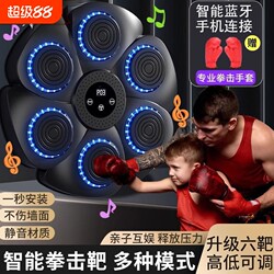 Smart Music Boxing Machine for Home Use, Wall-Mounted Target for Adults and Children, Indoor Electronic Target for Reaction Training, Martial Arts Training Equipment