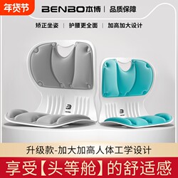 Benbo Ergonomic Lumbar Support Cushion for Prolonged Sitting, Posture Correction Chair, Office Backrest Seat Cushion