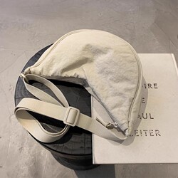 Dumpling Bag 2024 New Style Single-Shoulder Canvas Bag Phone Bag Ins Nylon Crossbody Small Bag Handbag Casual