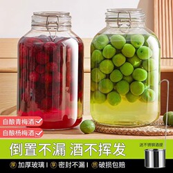 Special Glass Bottles for Wine, Empty Bottles for Bayberry Wine, Green Plum Fruit Wine, 5kg Wine Jars, Wine Containers, Food-Grade Sealed Jars