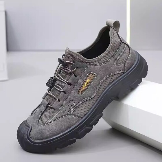 
Pull back men's shoes 2026 new summer mesh breathable dad shoes fashionable work outdoor men's sports and casual shoes