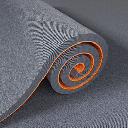 Thickened Soundproof Floor Mat, Freely Cuttable, Shock-Absorbing, Non-Slip for Bedroom, Living Room Floor, Rubber, Super Absorbent, Gaming