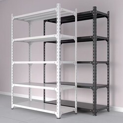 Multi-Layer Floor-Standing Storage Shelves for Home Use, Assembly Shelves, Storage Angle Steel, Heavy-Duty Storage Warehouse