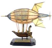 Retro Wrought Iron Airship Model - Castle Decoration For Bar, Restaurant, Office