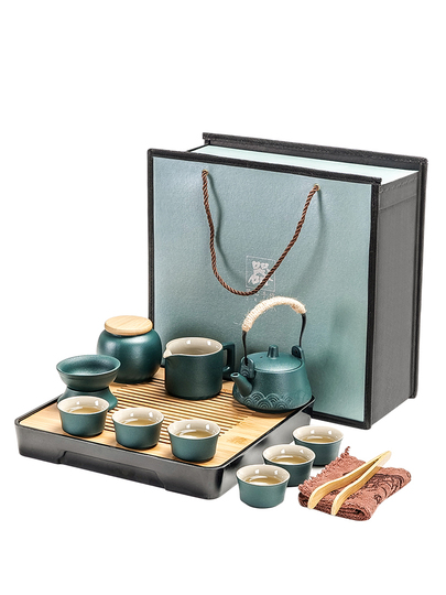 Juego De Cuatro Tazas De Té De Cerámica Tradicional De Estilo Chino Japonés Dibujadas A Mano, Juego De Té, Taza De Té De Kung Fu, Taza De Café