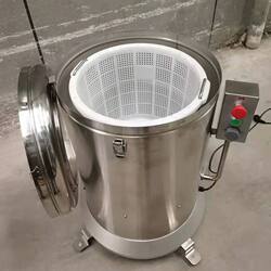 Large-Capacity Vegetable Dehydrator, Commercial Stainless Steel Centrifugal Spinner, Food Spinner, Single-Tub Dehydrator