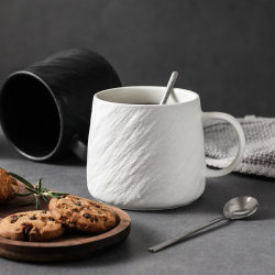 Ceramic Mug, Household Drinking Cup, Large Capacity Couple Cup, Office Tea Cup, Coffee Cup, Breakfast Milk Cup