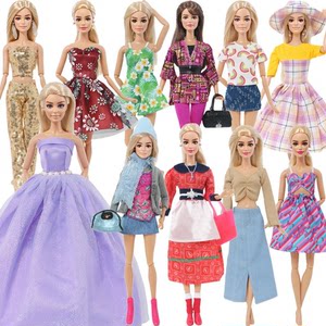 30 cm Bi Kenwa clothing, skirt suit casual jeans short skirt genuine doll supermodel FR master cloth
