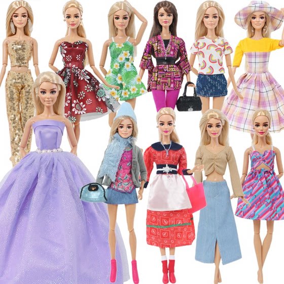 30 cm Bi Kenwa clothing, skirt suit casual jeans short skirt genuine doll supermodel FR master cloth
