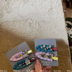 Small Hairpin for the Top of the Head, Korean Style, Excellent Quality~ Elegant, Luxurious, High-End, Sparkling Diamond Saturn Bear Planet Design