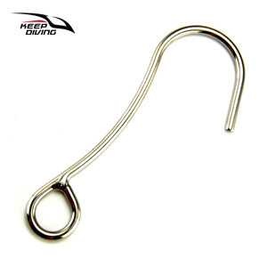 
KEEP DIVING single flow hook 316 maritime grade stainless steel submersible flow hook corrosion resistance technology submersible single claw hook