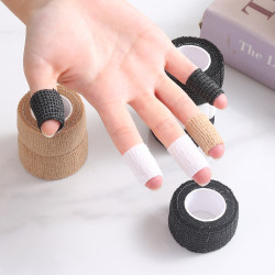 Medical self-adhesive elastic bandage sports finger guard football gauze tape fixed pressurized finger protection strap practical