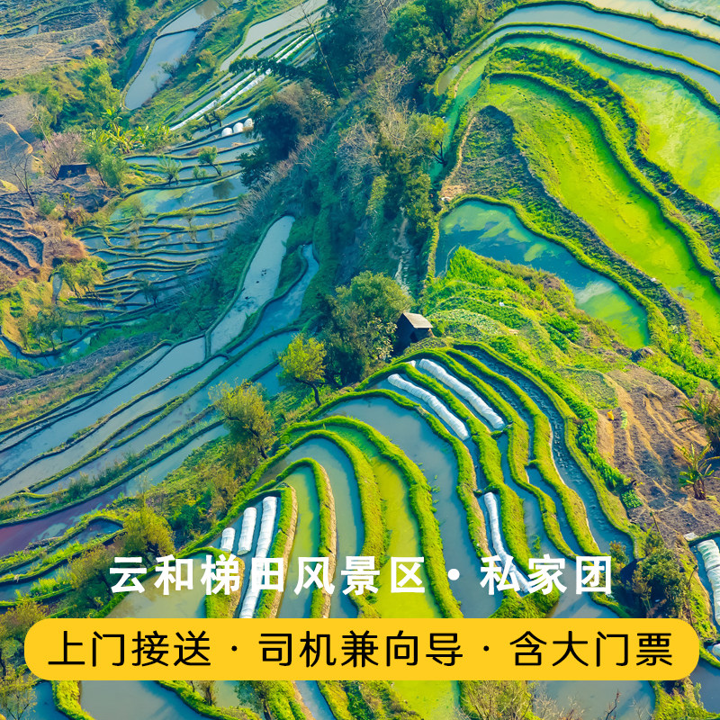 丽水云和梯田九曲云环+白银谷+古堰画乡+1人起订含门票一日游