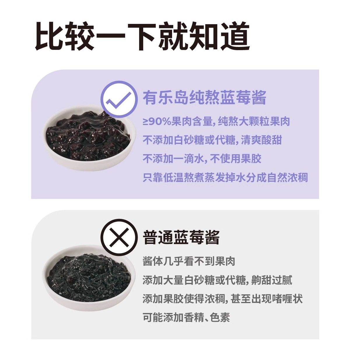 Yololand Pure Blueberry Sauce 150g - 0 Fat, No Additives