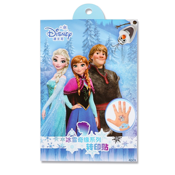 Princess Elsa can wash tattoo stickers safe and odor-free
