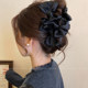 God of Atmosphere ~ Black bow hair clip for women 2025 new style grab clip large elegant shark clip high-end feeling ins