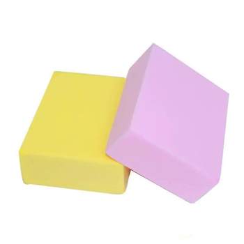 High density bath sponge and children's washcloth