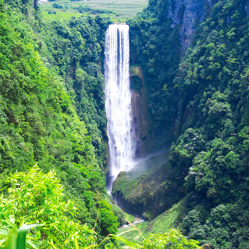 崇左百色旅游3天2晚德天瀑布通灵峡谷鹅泉明仕田园峒那屿湾跟团游