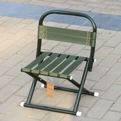 Folding Chair, Outdoor Folding Stool, Portable Chair with Backrest, Household Low Stool, Small Stool, Fishing Chair, Small Bench