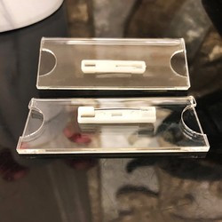 Ready-Made Acrylic Transparent Name Badge Pin-Type Badge Student Id Card Name Changeable Employee Plastic Work Number Plate