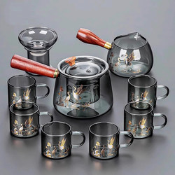 Tea Set 2025 New Model, Special Teapot and Teacups for Making Tea, Light Luxury High-End Kung Fu Tea Set, Complete Set of Teapots for Making Tea
