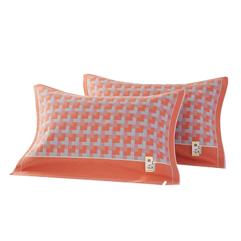 Pure cotton gauze pillow covers, a pair of cover pillow covers, non-slip