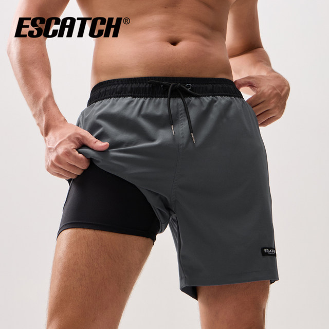 Men's swimming trunks new style of embarrassment-proof adult swimsuit quick-drying beach pants can be used for men's surfing pants swimwear