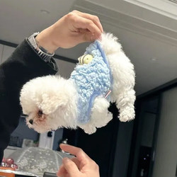 Puppy Milk Dog Milk Cat Small Vest Teacup Dog Puppy Home Clothes Teddy Bichon Dog Clothes Autumn and Winter Warm