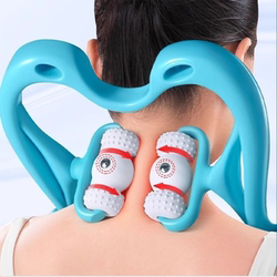 Shoulder and Neck Massager, Multifunctional New Model for Home Use, Cervical Spine Massager, Neck Device, Manual Kneading and Pinching Instrument for Waist
