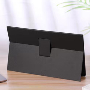 
14-inch 15.6-inch portable monitor leather case desktop mobile phone tablet base leather case bracket