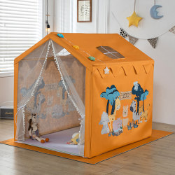 Cartoon Forest Paradise Children's Tent Indoor Playhouse Boys and Girls Small House Castle Yurt Bed Separation Device