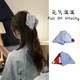 
Full of vitality 2025 new triangle clip women's high-end back head hair clip shark clip headdress