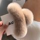 Autumn and winter hairy shark clip grabber for women's hair on the back of the head, high-end hairpin plush clip headwear 2025 new style