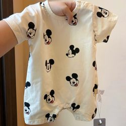 Treasure Item | Baby 2026 Summer Cartoon All-Over Print Clothes Full Moon Baby Boy Summer Outfit Super Cute and Adorable Crawling Suit