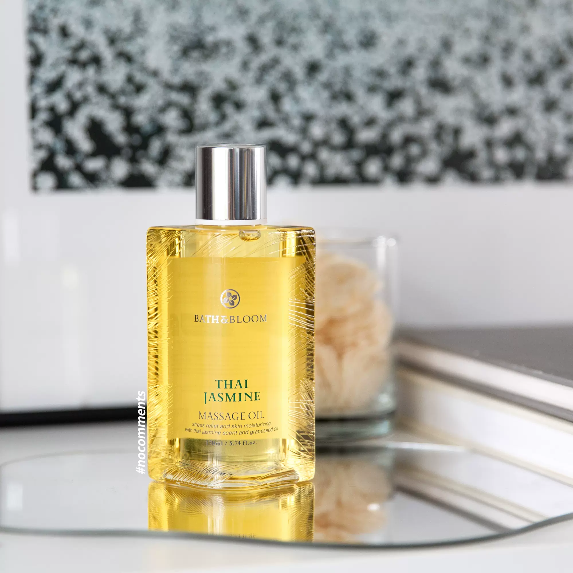 泰国bath & bloom 茉莉精油 spa身体按摩油170ml 身