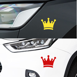 Fun Crown Car Stickers, Random Stickers for Rearview Mirrors, Interior Stickers, Car Stickers, Modified Car Stickers, Phone Stickers