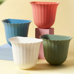 New Kitchen Wall-Mounted Trash Can, Bathroom Cabinet Door Hanging Lace Trash Can, Creative Cabinet Storage Bin