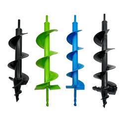 Factory direct supply alloy spiral rod drill bit garden drill bit seedling loose soil digging drill garden hand drill drill bit