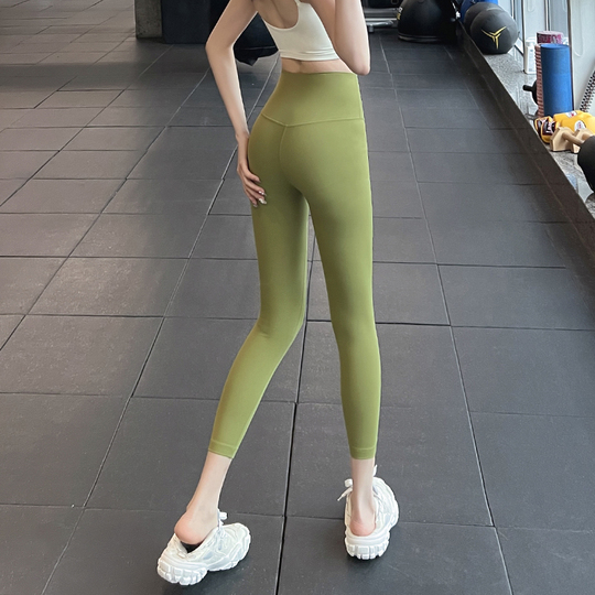 Songzhan ハイウエストヨガパンツ - レディース 7/8 レギンス