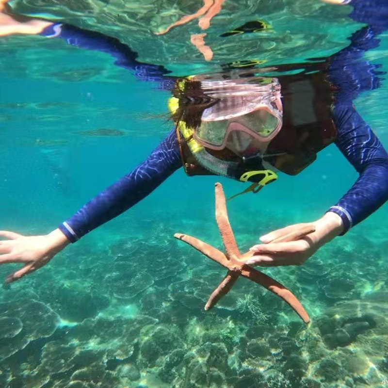 三亚一日游接送亚龙湾潜水户外出海潜水套票篝火晚会摩托艇沙滩拓