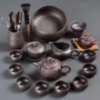 Đất Sét Tím Kung Fu Trà Hộ Gia Đình Handmade Đất Sét Tím Ấm Trà Ấm Trà Bao Bát Trà Đạo Retro Hoàn Chỉnh Trà ấm đất tử sa 