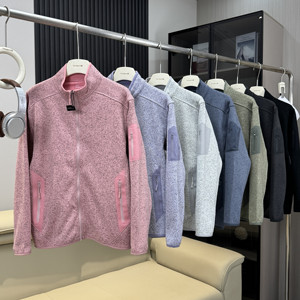 
Bird's order! Outdoor mountain style men and women's functional fleece jacket warm plus velvet stand collar jacket sports jacket