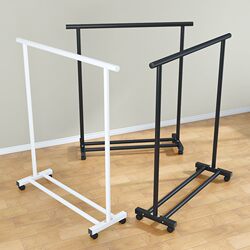 Simple Floor-Standing Clothes Drying Rack for Bedroom, Foldable Household Clothes Drying Rod, Indoor Balcony Rack, Clothes Hanger for Drying and Hanging Clothes, Wardrobe