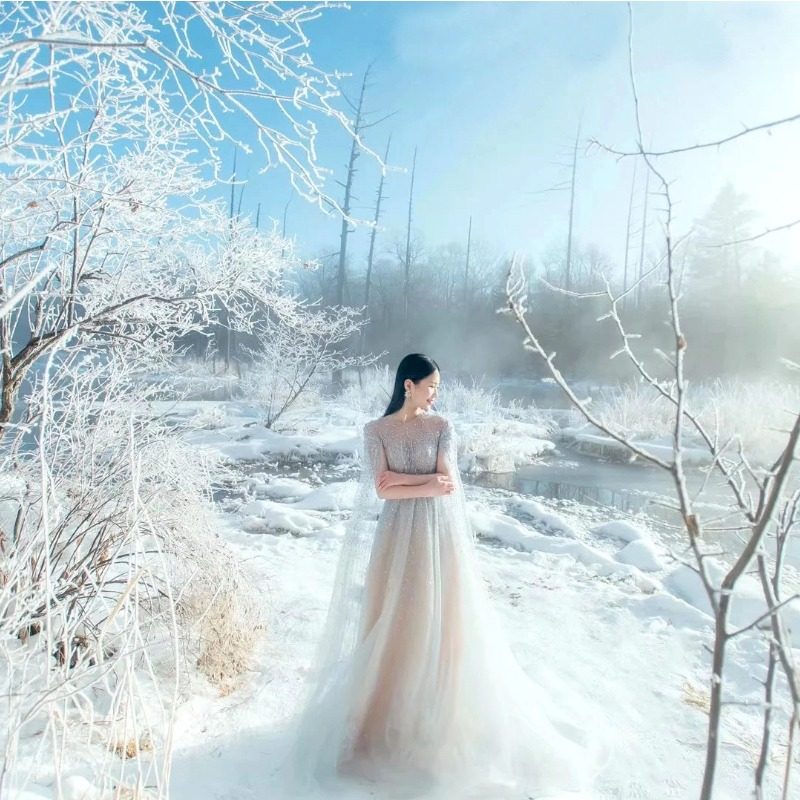 延吉出发 长白山图们珲春防川雪岭魔界旅游4天3晚私家团包车小团