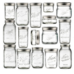 Ball Mason Jar, Glass Sealed Jar, Food-Grade Cup, American-Style Split Lid, Imported Jam Jar