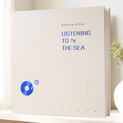 Large Photo Album, Baby's Growth Memory Book, Large Capacity Family Storage Album with Insert Pages, Multi-Size Polaroid Couple Photo Album