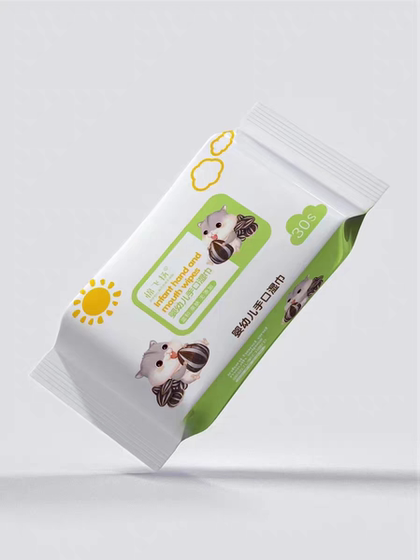 [10 Packs] Cotton Feiyang Baby Hand and Mouth Wipes are gentle and skin-friendly, no additives