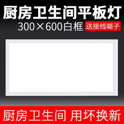 Toilet Ceiling Light 300X600 Embedded Led Kitchen Bathroom Ceiling Light 30X60 Flat Panel Light