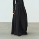 Semi-circle original design women's clothing [sports] 2025 summer black casual loose skirt women's a-line skirt long skirt
